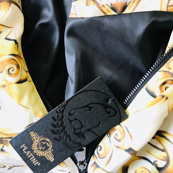 NWT Platini MEN’S Status Print BOMBER JACKET M - Picture 7 of 8